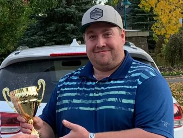 2019 Hamptons Open winner Bryon Andrews