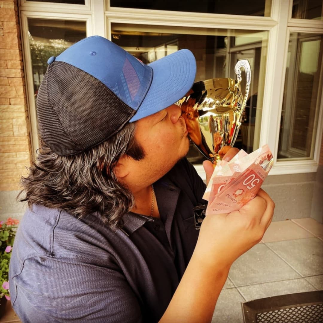 2021 Hamptons Open winner Leo DeGuzman